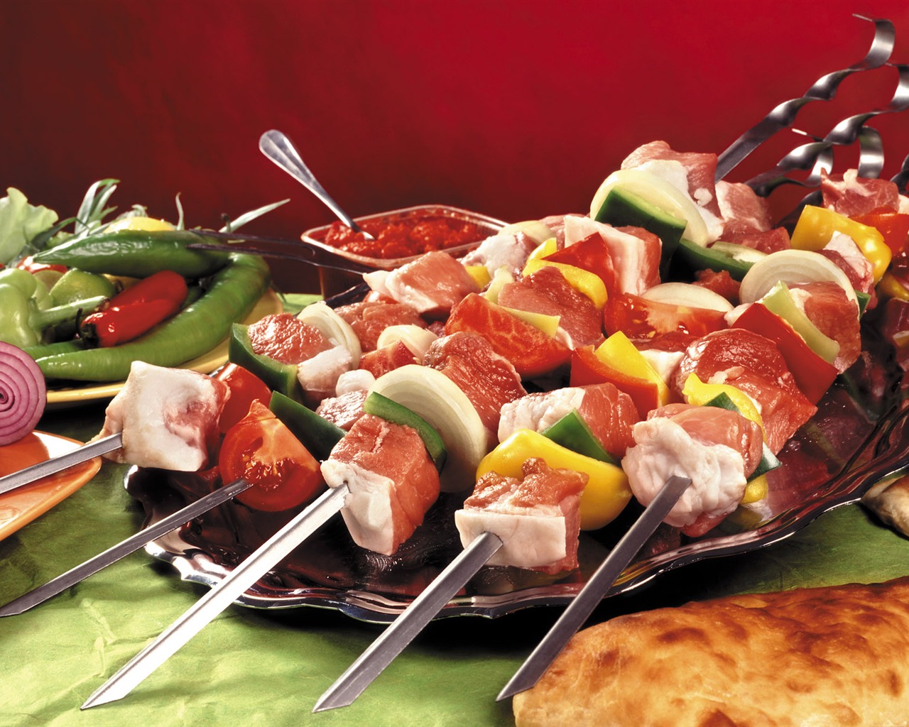 Delicious barbecue tapety (5) #16 - 1280x1024