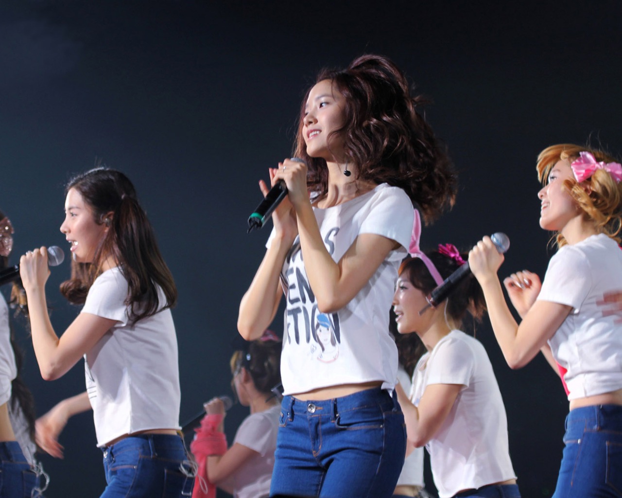 Girls Generation concert wallpaper (1) #1 - 1280x1024