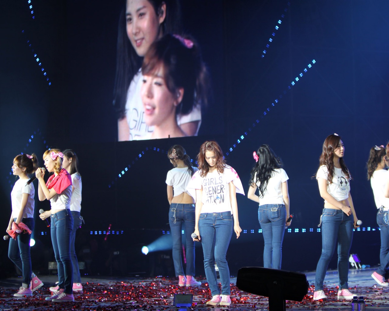 Girls Generation concert wallpaper (1) #13 - 1280x1024