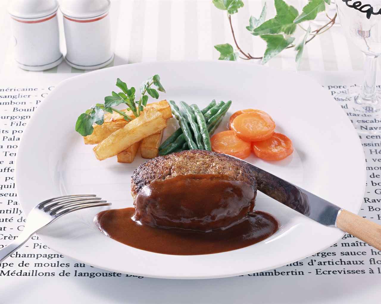 Gourmet večeře tapety (13) #11 - 1280x1024