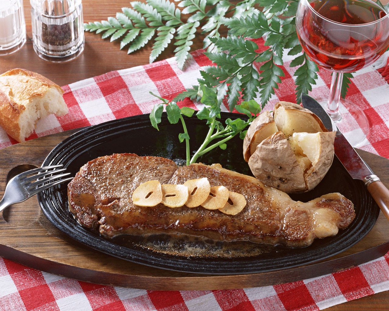Gourmet večeře tapety (14) #2 - 1280x1024