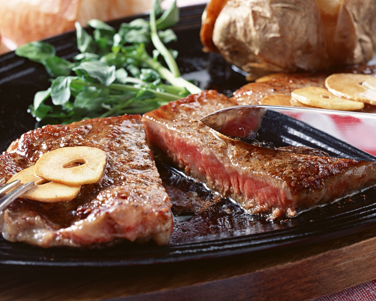 Gourmet večeře tapety (14) #3 - 1280x1024