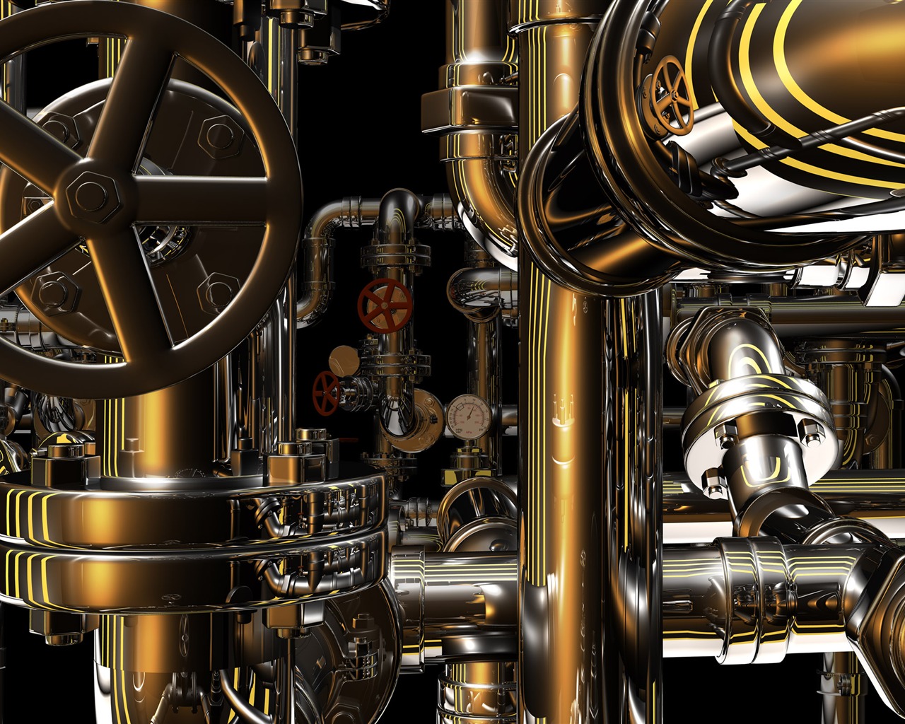 HD 3D design tapety (1) #3 - 1280x1024