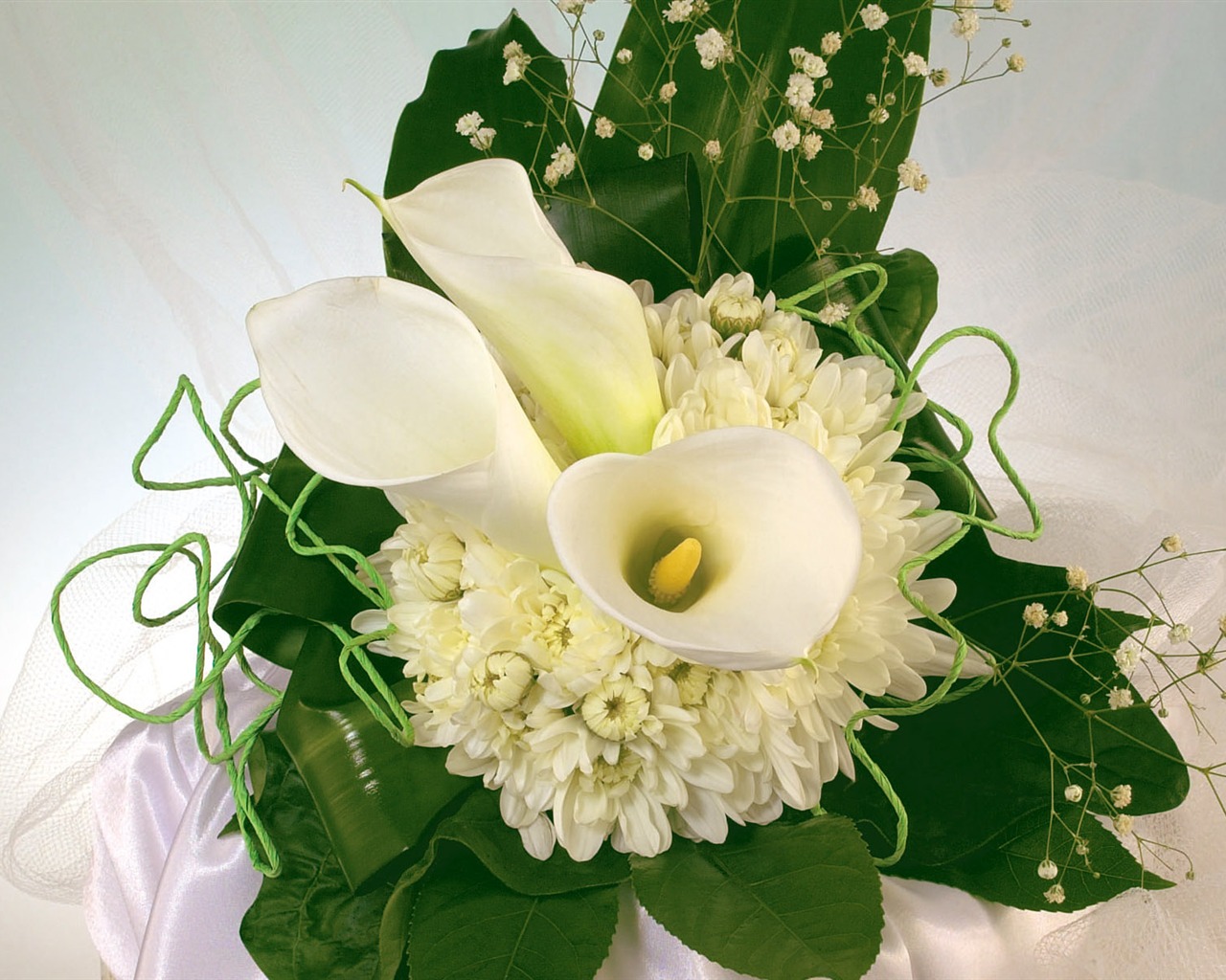 결혼식과 꽃 벽지 (1) #9 - 1280x1024