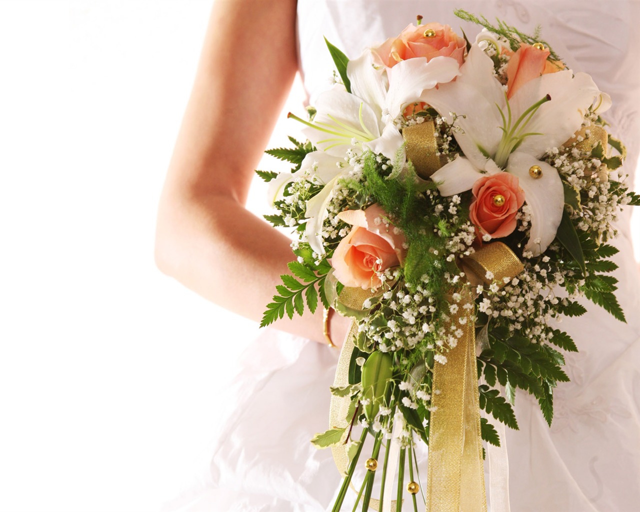 결혼식과 꽃 벽지 (1) #12 - 1280x1024