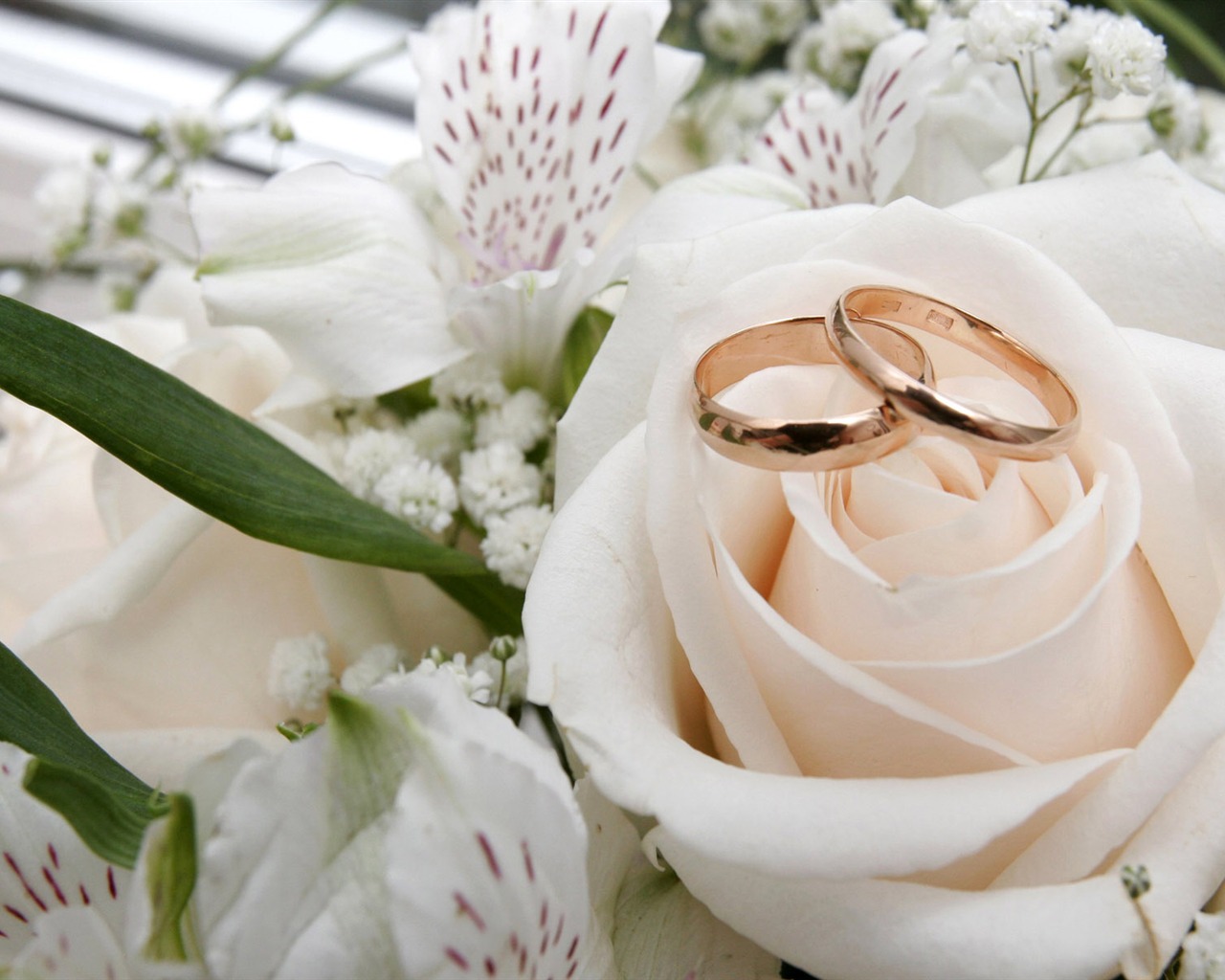 Svatby a svatební prsten tapety (1) #2 - 1280x1024