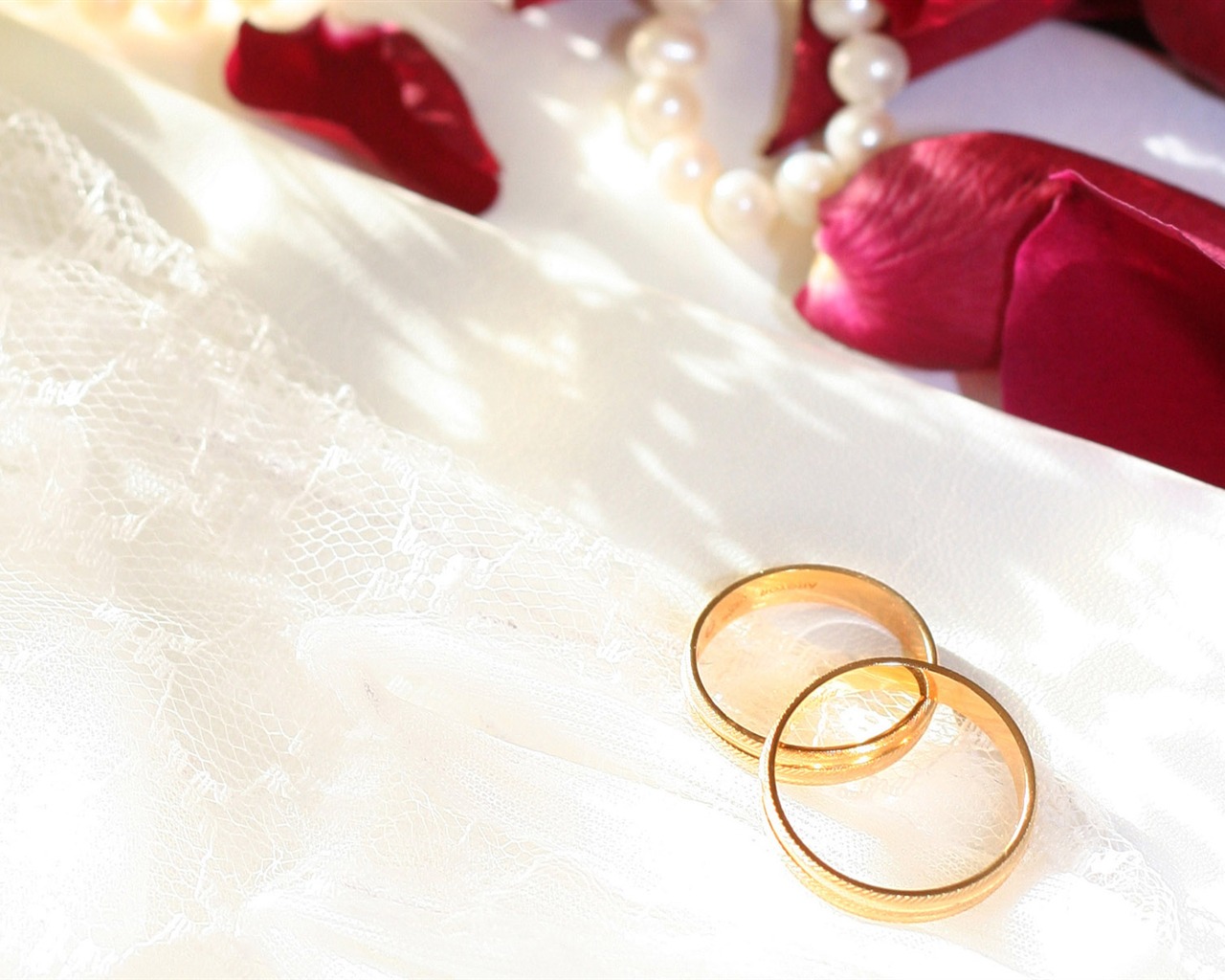 Svatby a svatební prsten tapety (1) #7 - 1280x1024