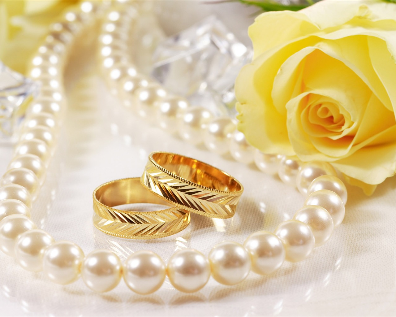 Свадьбы и свадебные кольца обои (2) #1 - 1280x1024