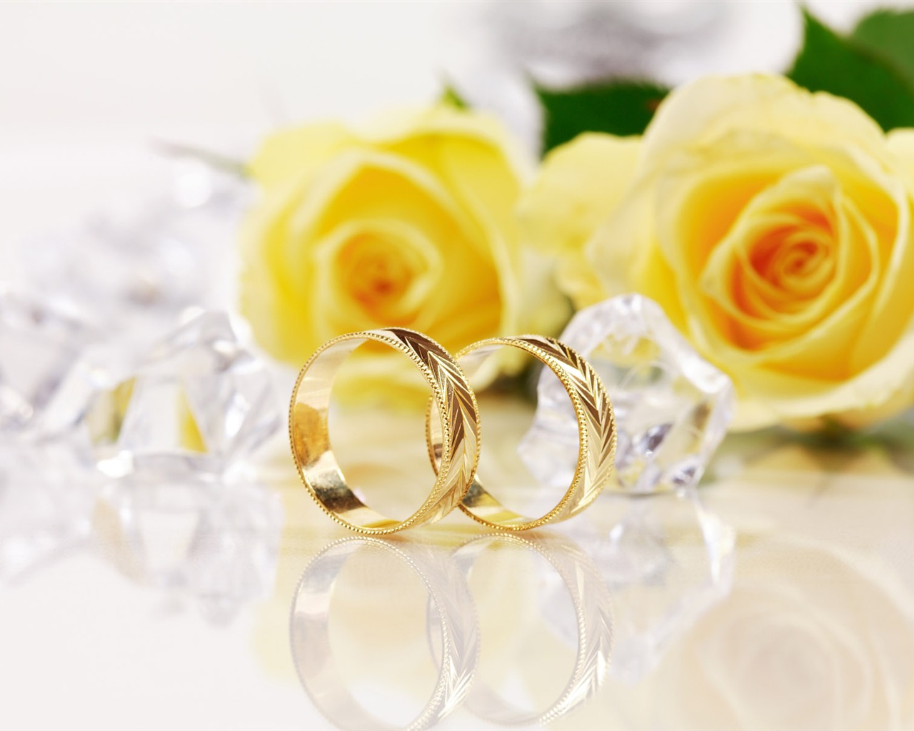 Weddings and wedding ring wallpaper (2) #2 - 1280x1024