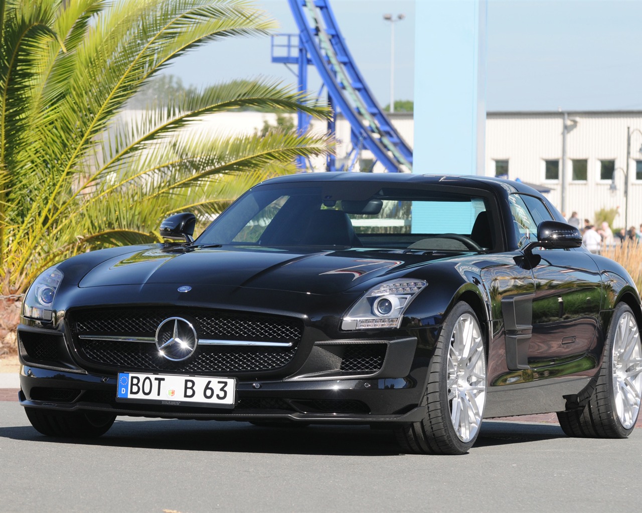 Brabus Mercedes-Benz SLS AMG - 2010 HD wallpaper #1 - 1280x1024
