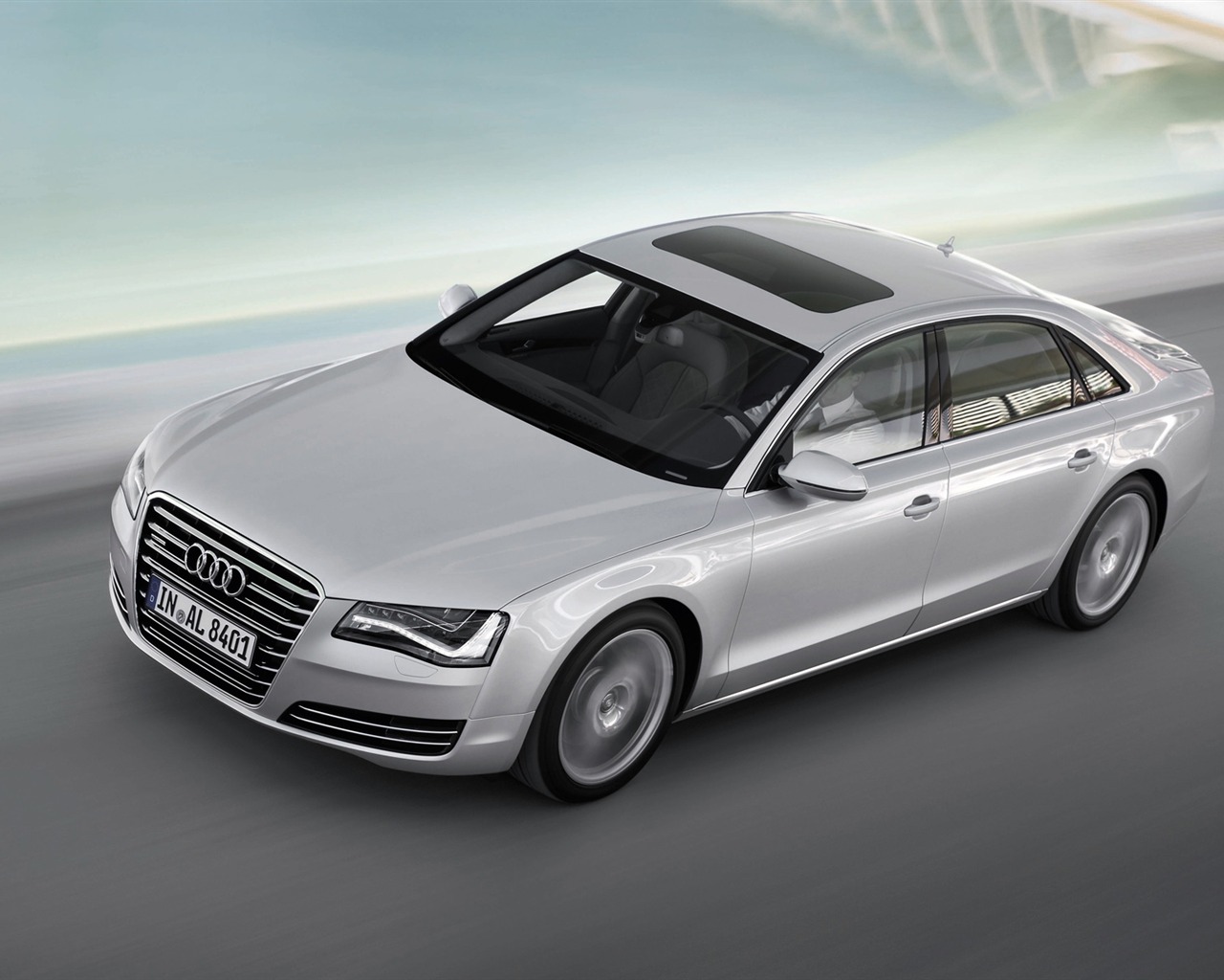Audi A8 L 3,0 TFSI Quattro - 2010 HD tapetu #2 - 1280x1024