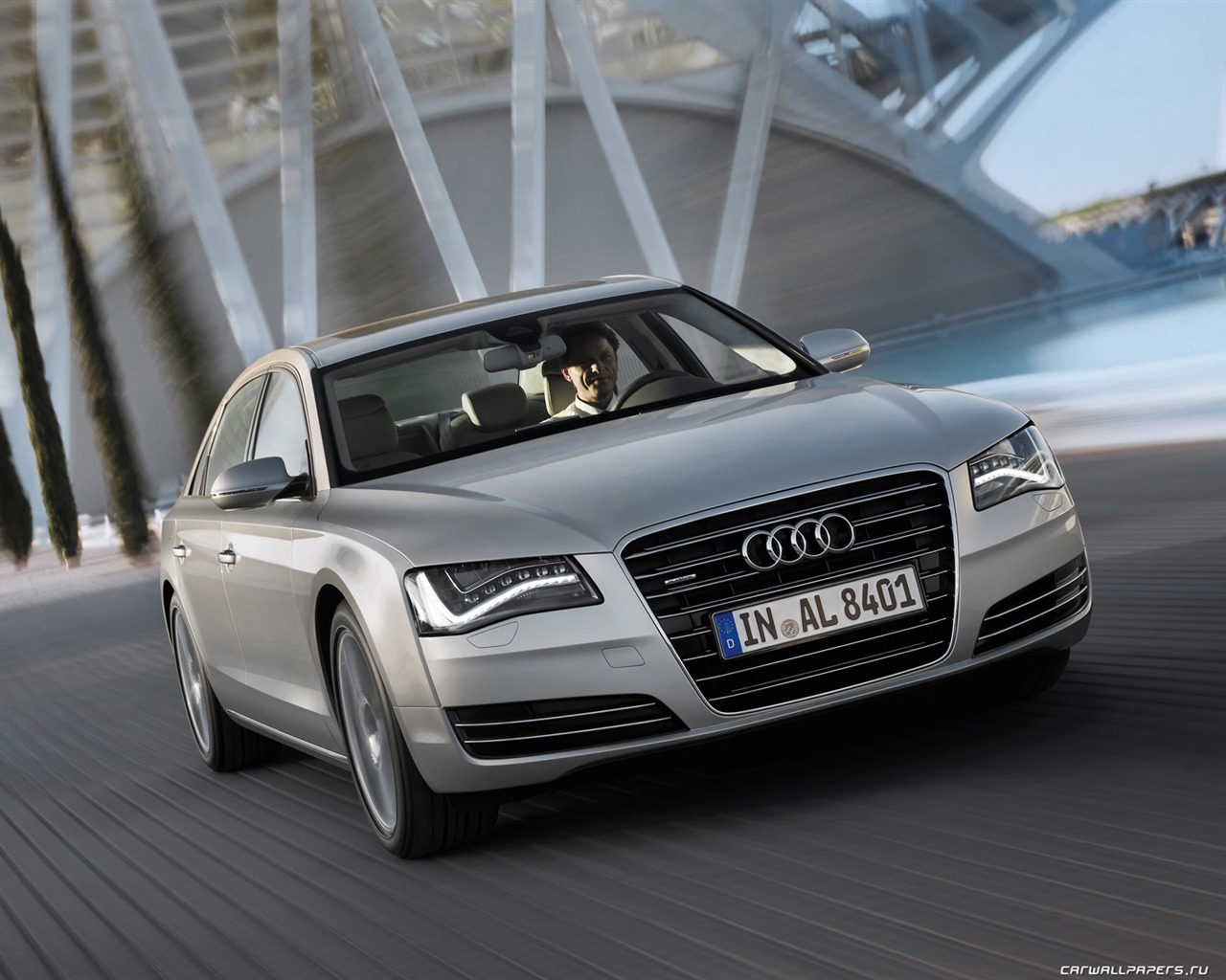 Audi A8 L 3,0 TFSI Quattro - 2010 HD tapetu #6 - 1280x1024