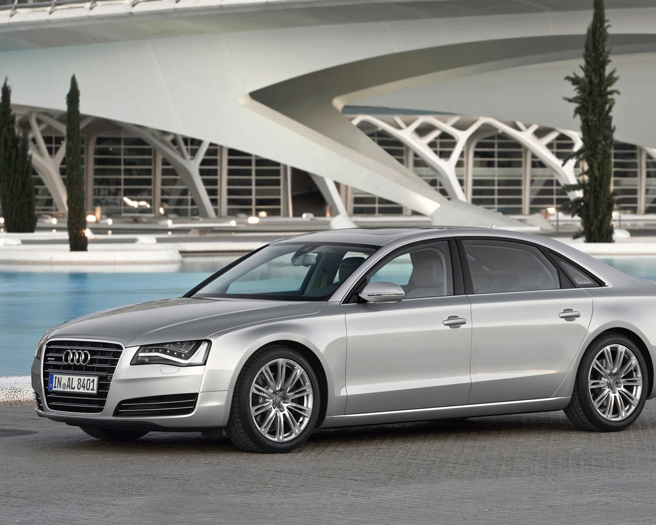 Audi A8 L 3.0 TFSI Quattro - 2010 高清壁紙 #15 - 1280x1024