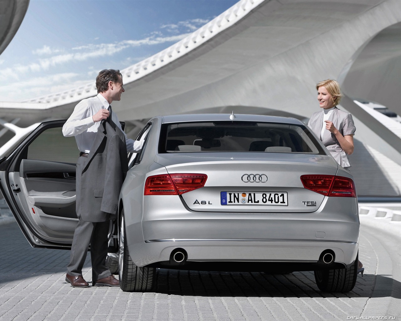 Audi A8 L 3,0 TFSI Quattro - 2010 HD tapetu #21 - 1280x1024