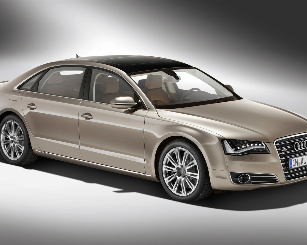Audi A8 L W12 Quattro - 2010 HD tapetu #1 - 1280x1024
