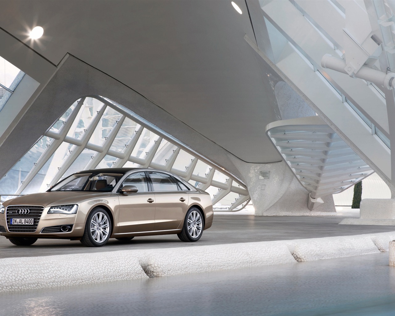 Audi A8 L W12 Quattro - 2010 HD tapetu #28 - 1280x1024