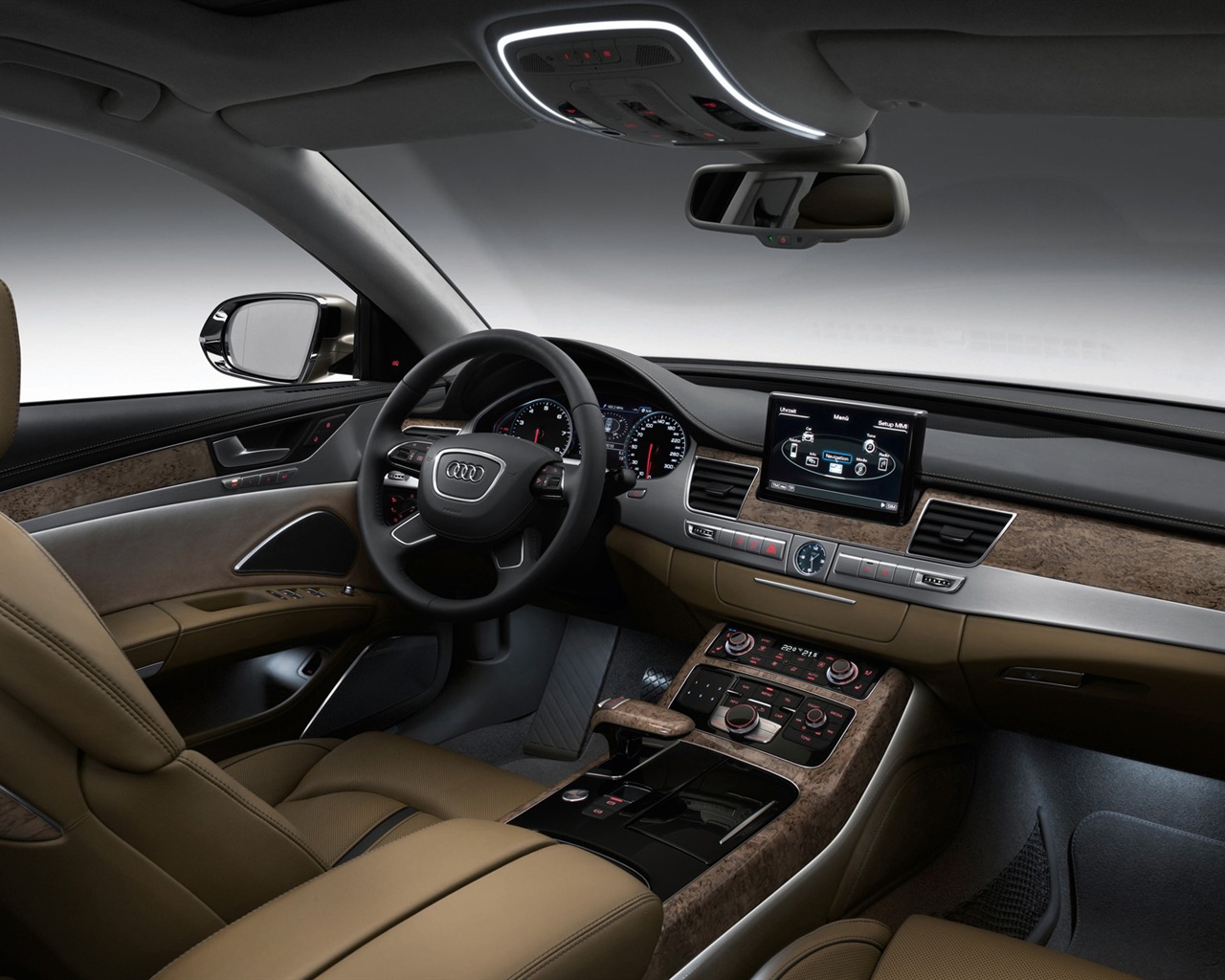 Audi A8 L W12 Quattro - 2010 HD tapetu #42 - 1280x1024