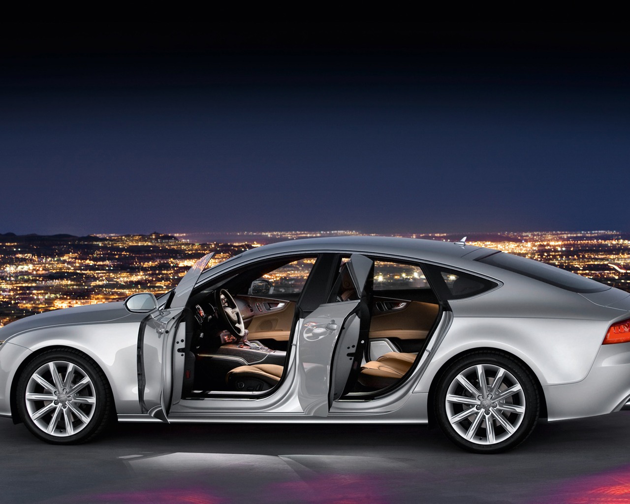 Audi A7 Sportback 3.0 TDI quattro - 2010 HD wallpaper #14 - 1280x1024