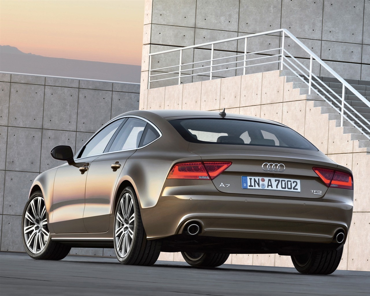 Audi A7 Sportback - 2010 HD tapetu #6 - 1280x1024