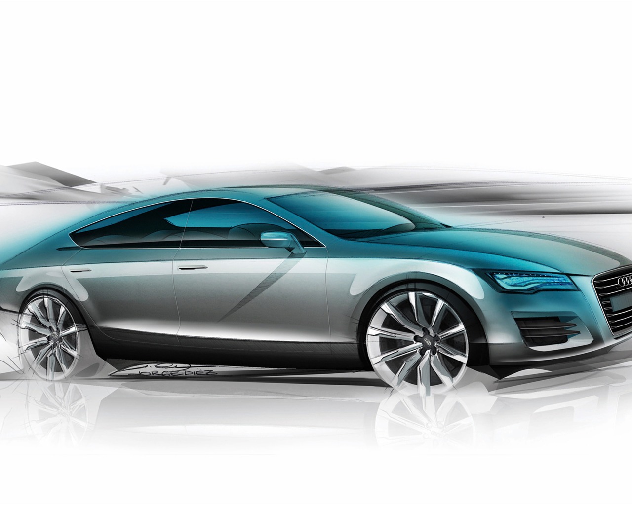 Audi A7 Sportback - 2010 HD tapetu #21 - 1280x1024
