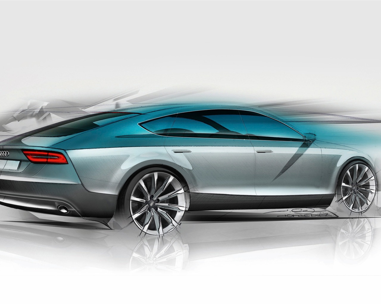 Audi A7 Sportback - 2010 HD tapetu #22 - 1280x1024