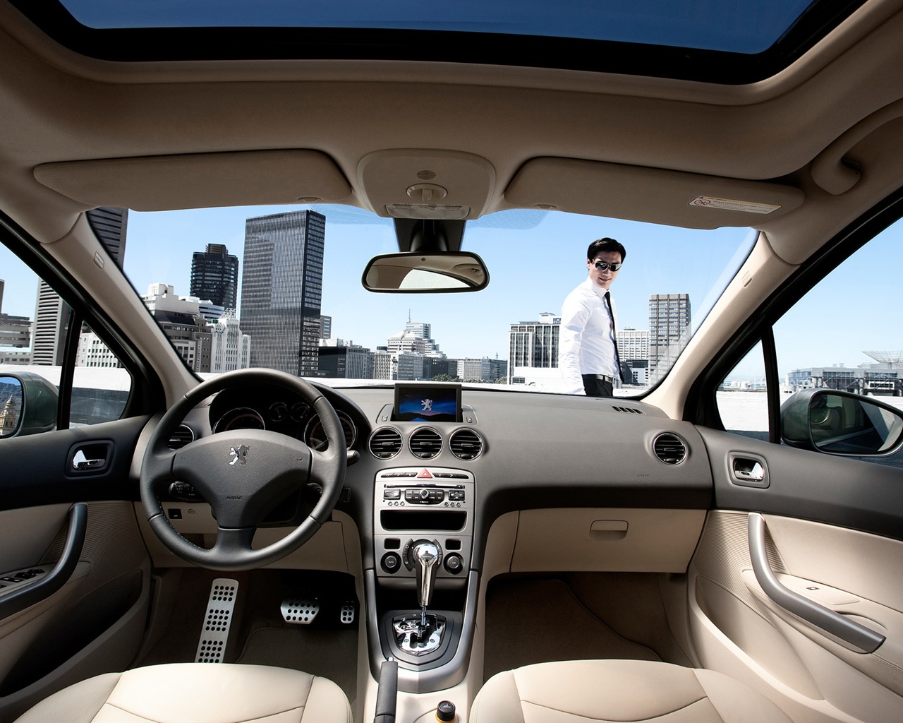 Peugeot 408 - 2010 HD tapetu #14 - 1280x1024