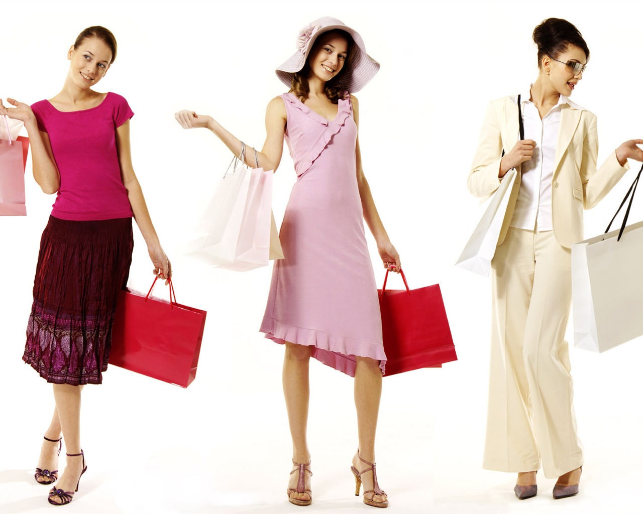 Shopping femmes HD Wallpaper (1) #20 - 1280x1024