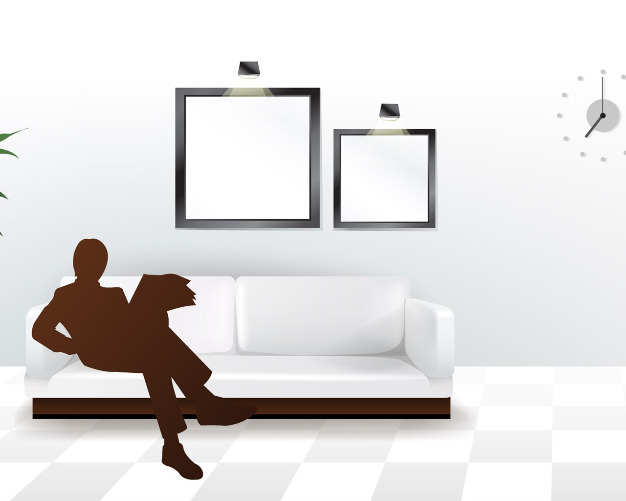 Vector doma tapety (1) #3 - 1280x1024