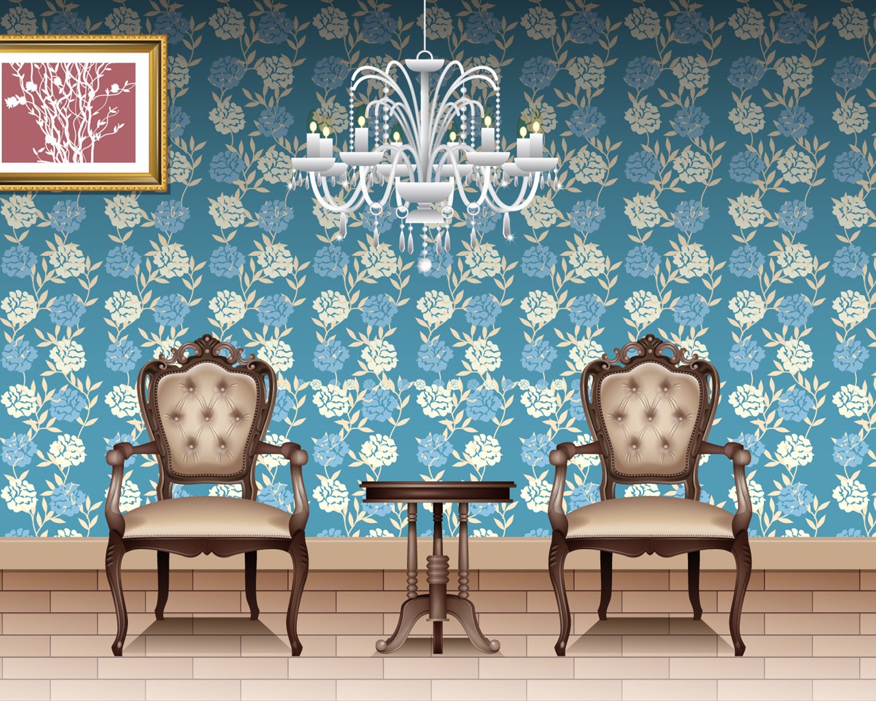 Vector doma tapety (2) #15 - 1280x1024