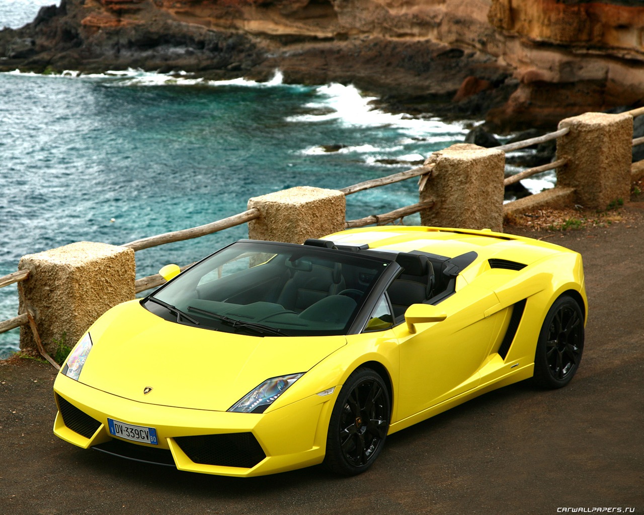 Lamborghini Gallardo LP560-4 Spyder - 2009 HD tapetu #1 - 1280x1024