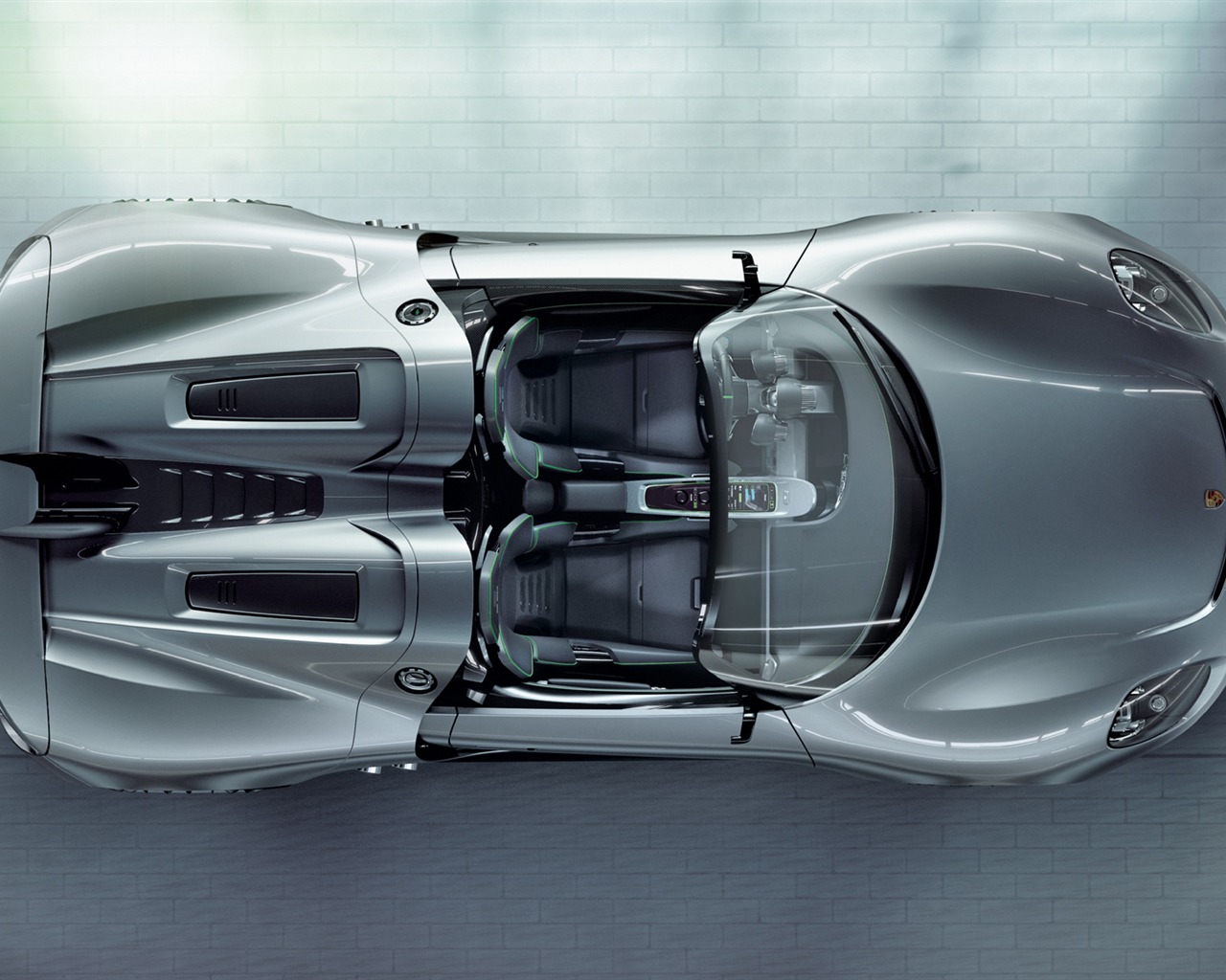 Concept Car Porsche 918 Spyder - 2010 tapety HD #8 - 1280x1024