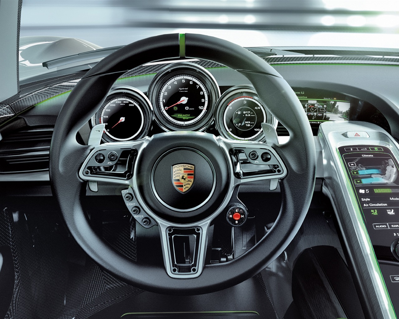 Concept Car Porsche 918 Spyder - 2010 保時捷 #10 - 1280x1024