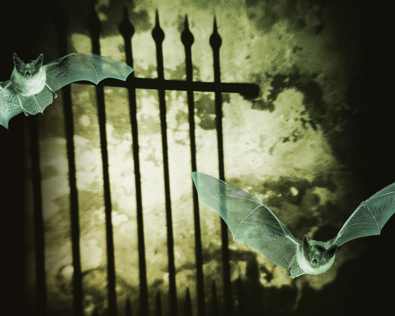 Windows7 Wallpaper Halloween Theme #10 - 1280x1024