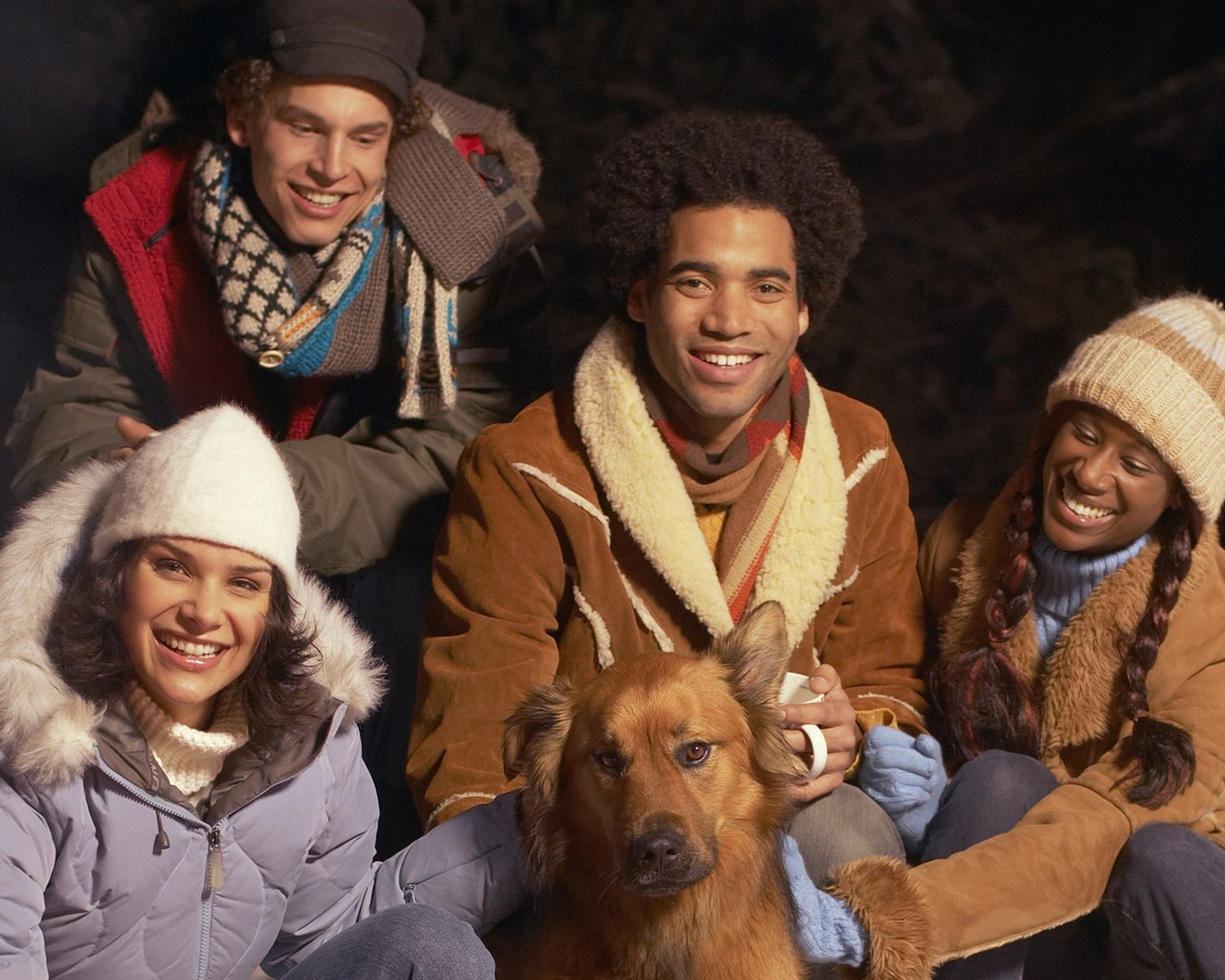 Happy Holidays wallpaper (1) #4 - 1280x1024