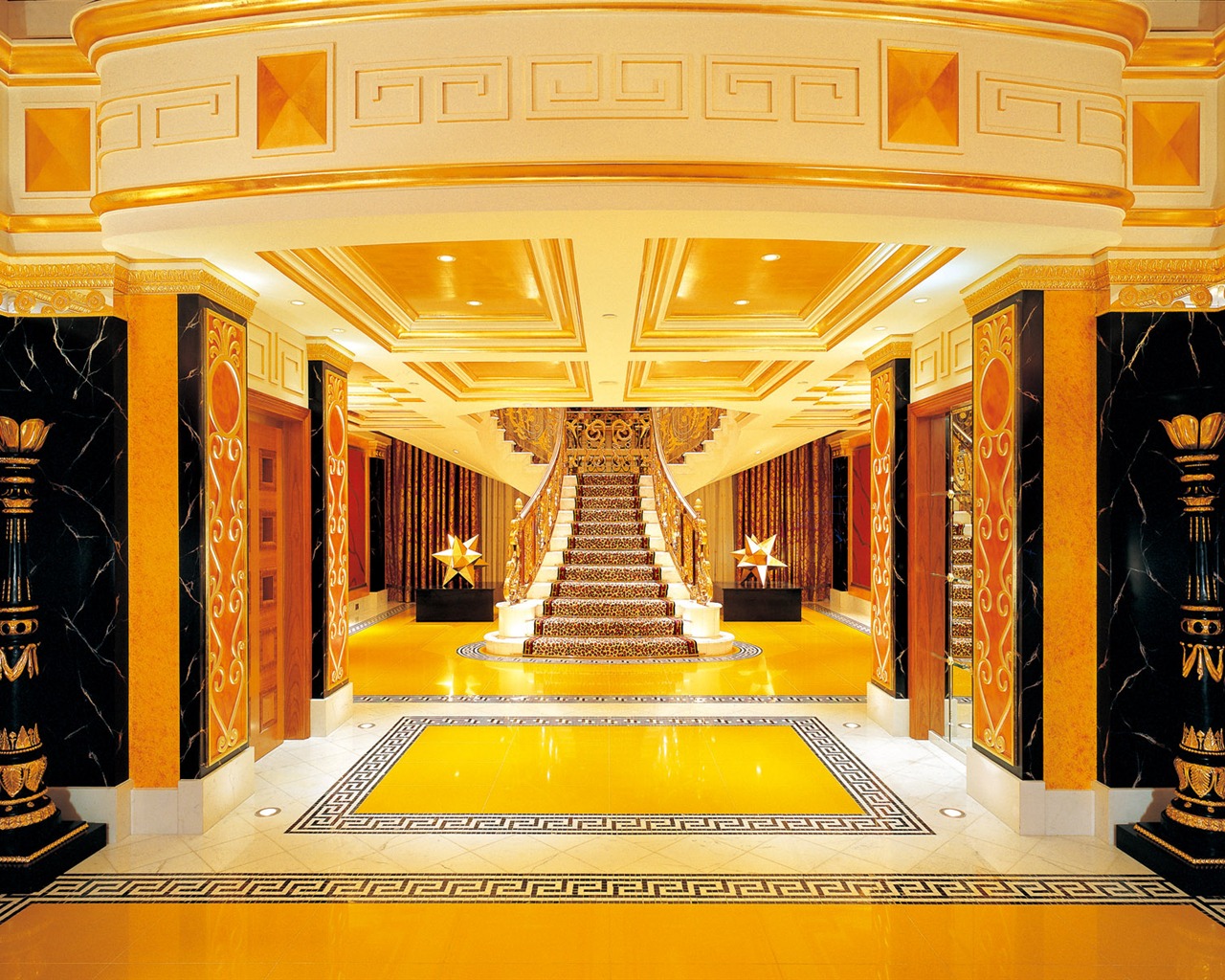 세븐 성급 호텔 Burj 두바이 월페이퍼 #10 - 1280x1024