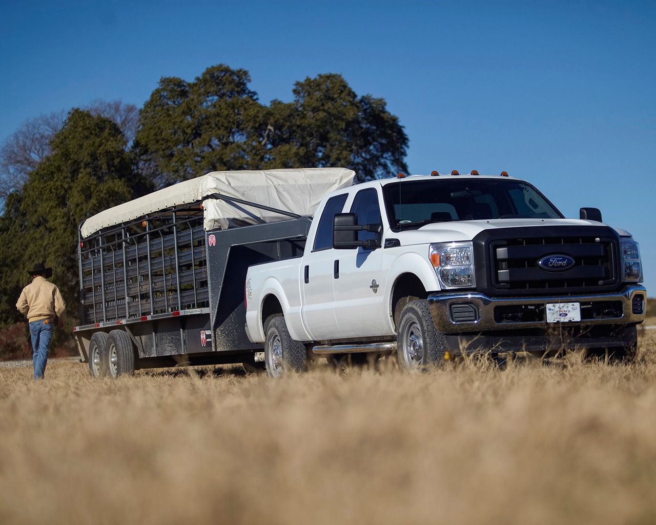 Ford F350 Super Duty - 2011 福特7 - 1280x1024