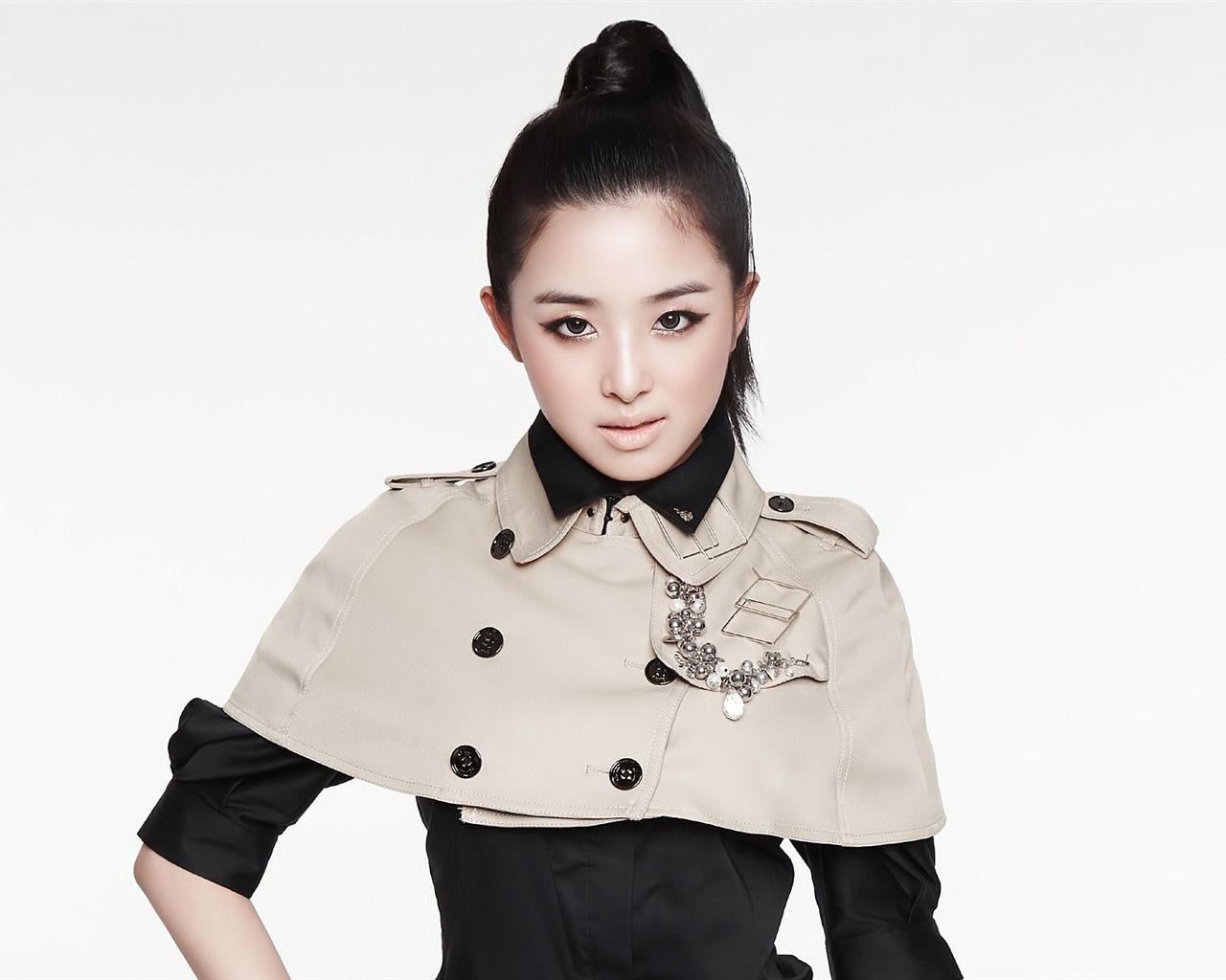 Zhang Han Yun krásnou tapetu #4 - 1280x1024