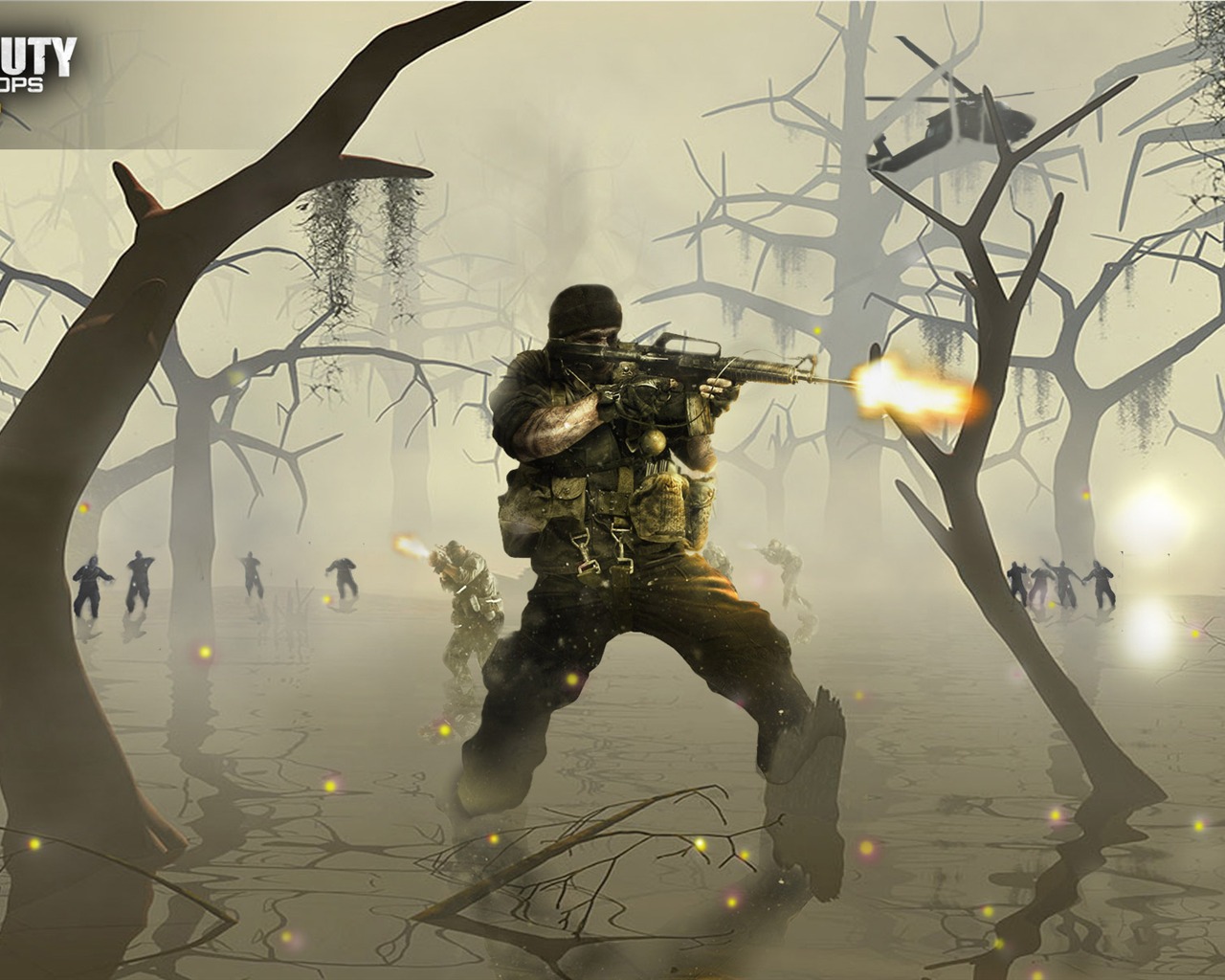 Call of Duty: Black Ops HD tapetu (2) #9 - 1280x1024