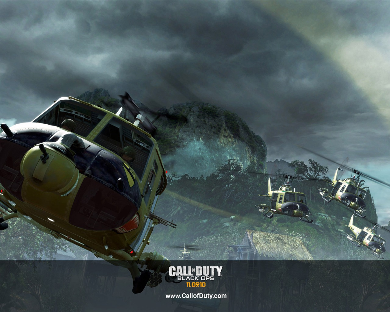 Call of Duty: Black Ops HD tapetu (2) #10 - 1280x1024