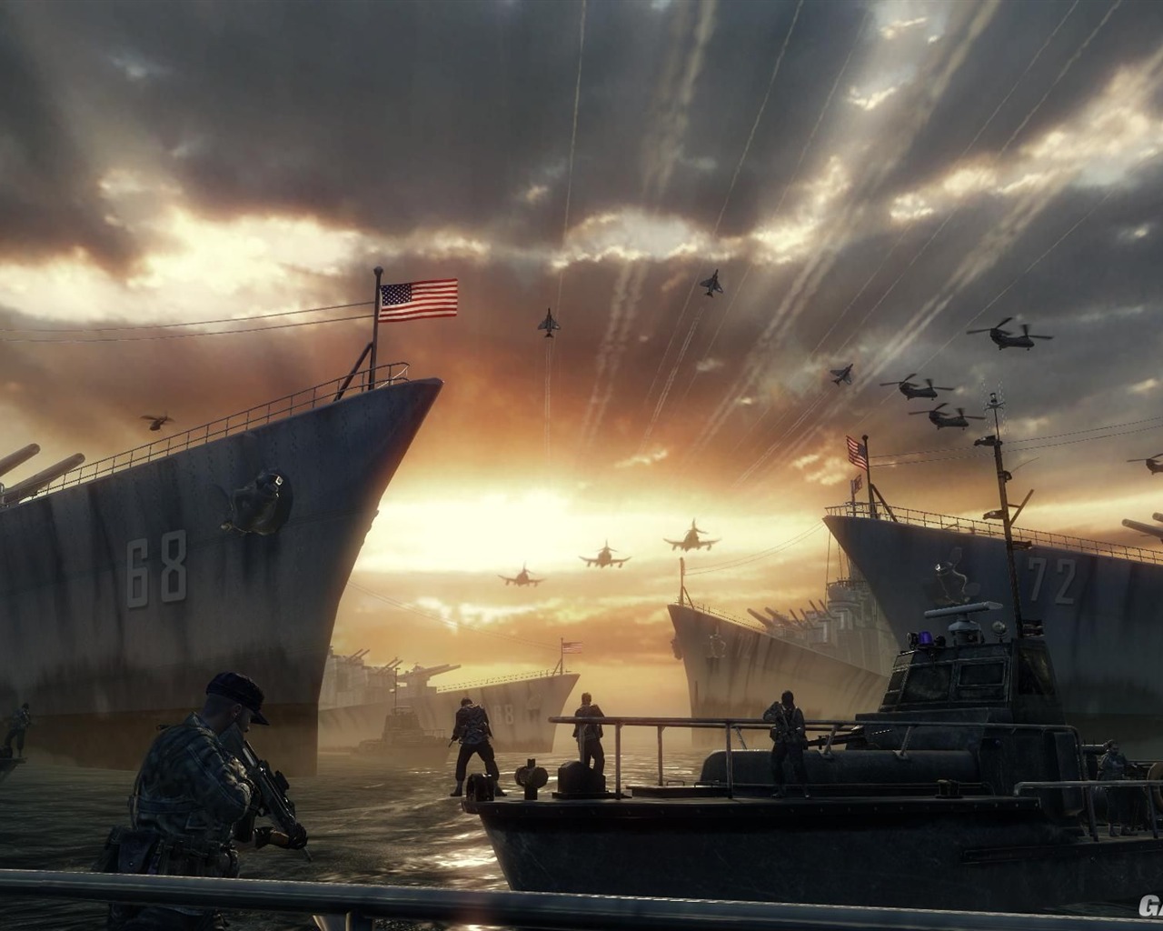 Call of Duty: Negro Ops fondos de escritorio de alta definición (2) #72 - 1280x1024