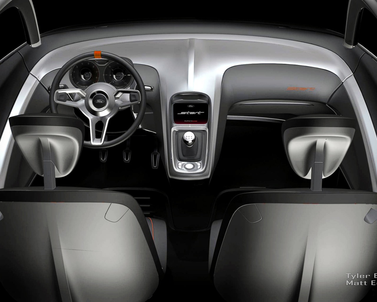 Ford Start Concept - 2010 HD wallpaper #18 - 1280x1024