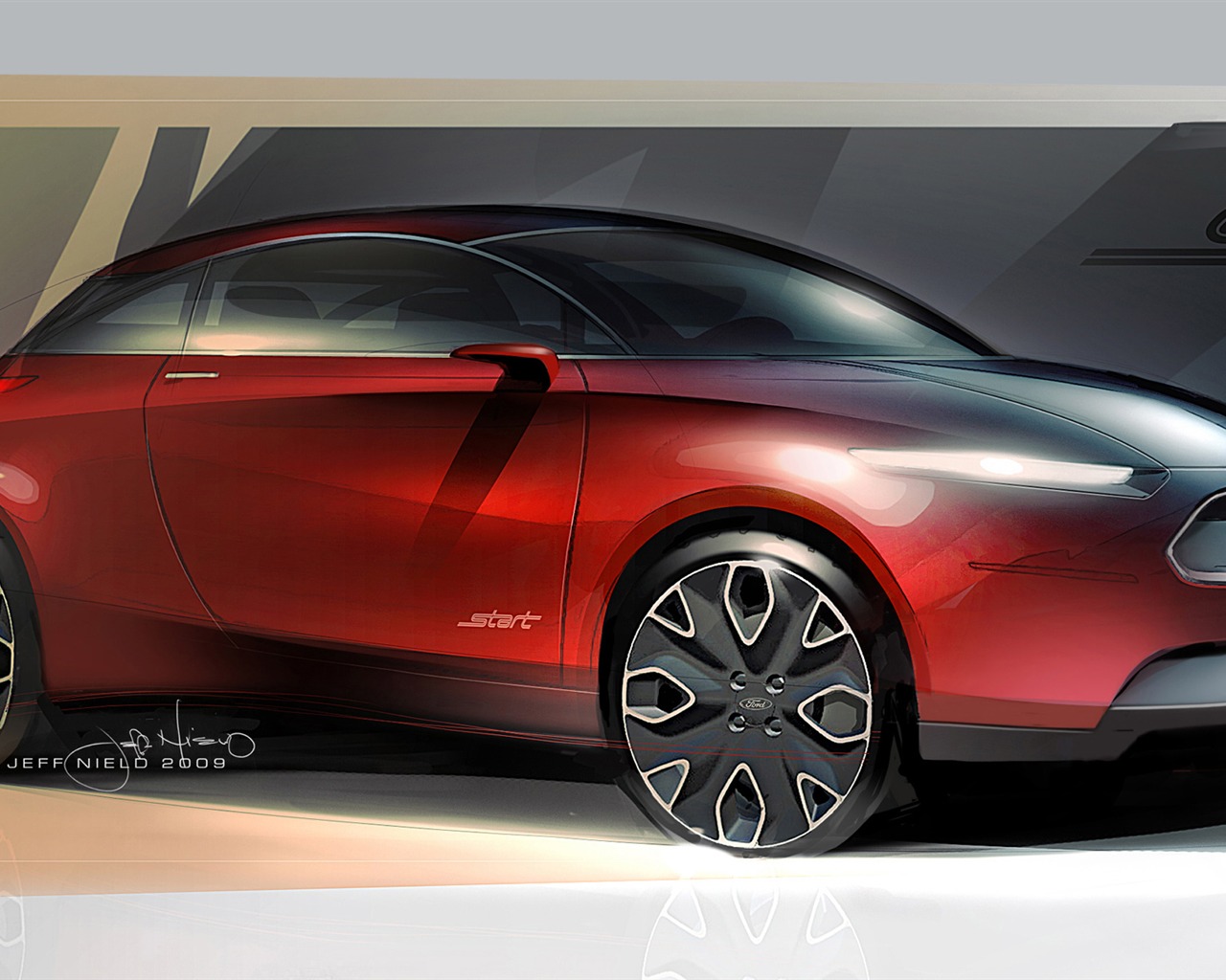 Ford Start Concept - 2010 HD tapetu #19 - 1280x1024