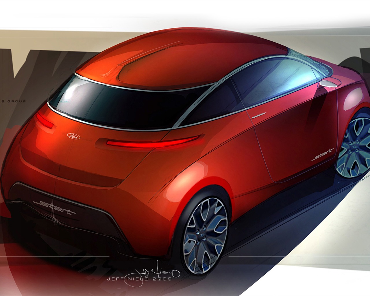 Ford Start Concept - 2010 HD wallpaper #20 - 1280x1024