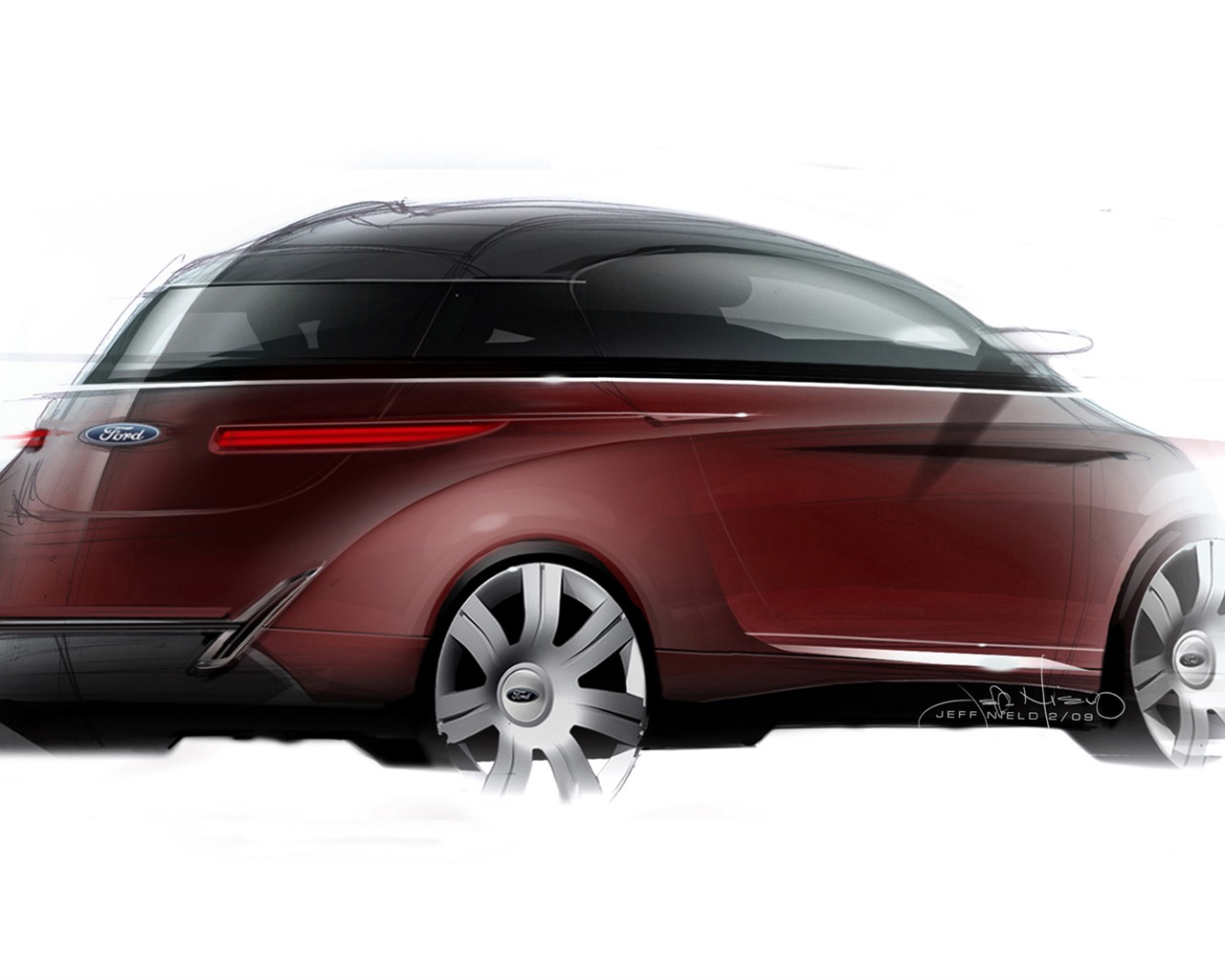 Ford Start Concept - 2010 HD wallpaper #22 - 1280x1024
