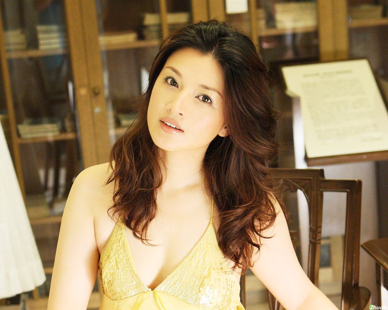 島崎和歌子 美女壁紙 #23 - 1280x1024