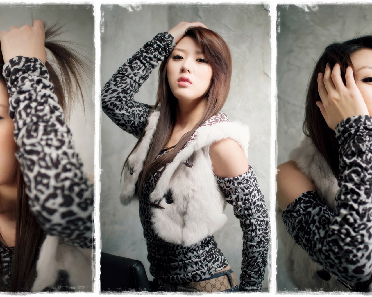 韓國車展模特 Hwang Mi Hee & Song Jina #1 - 1280x1024