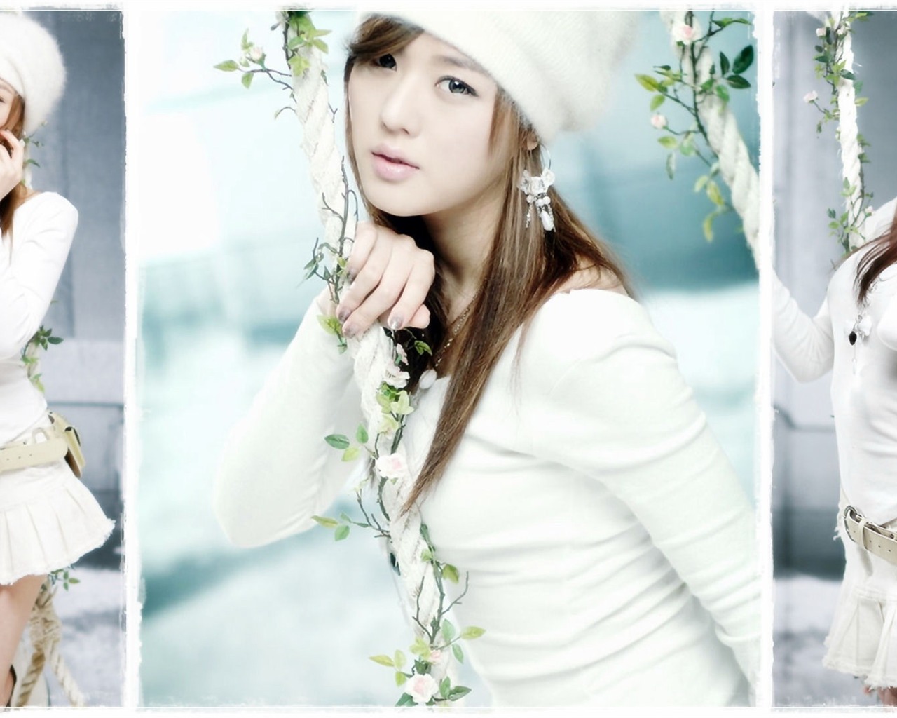 韓國車展模特 Hwang Mi Hee & Song Jina #12 - 1280x1024