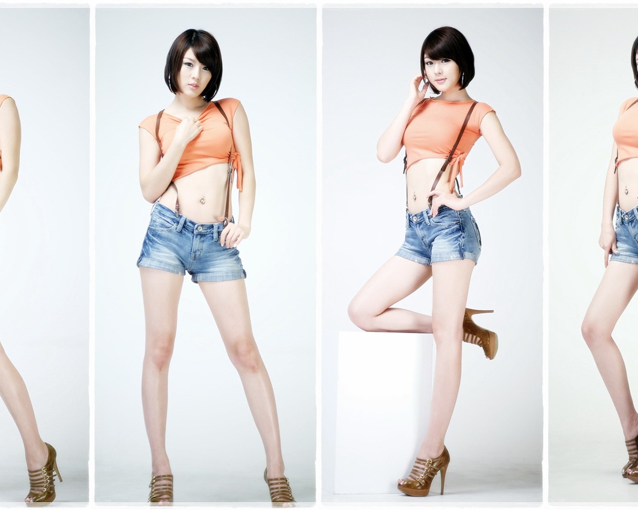 Korean Motor Show Model Hwang Mi Hee & Song Jina #15 - 1280x1024