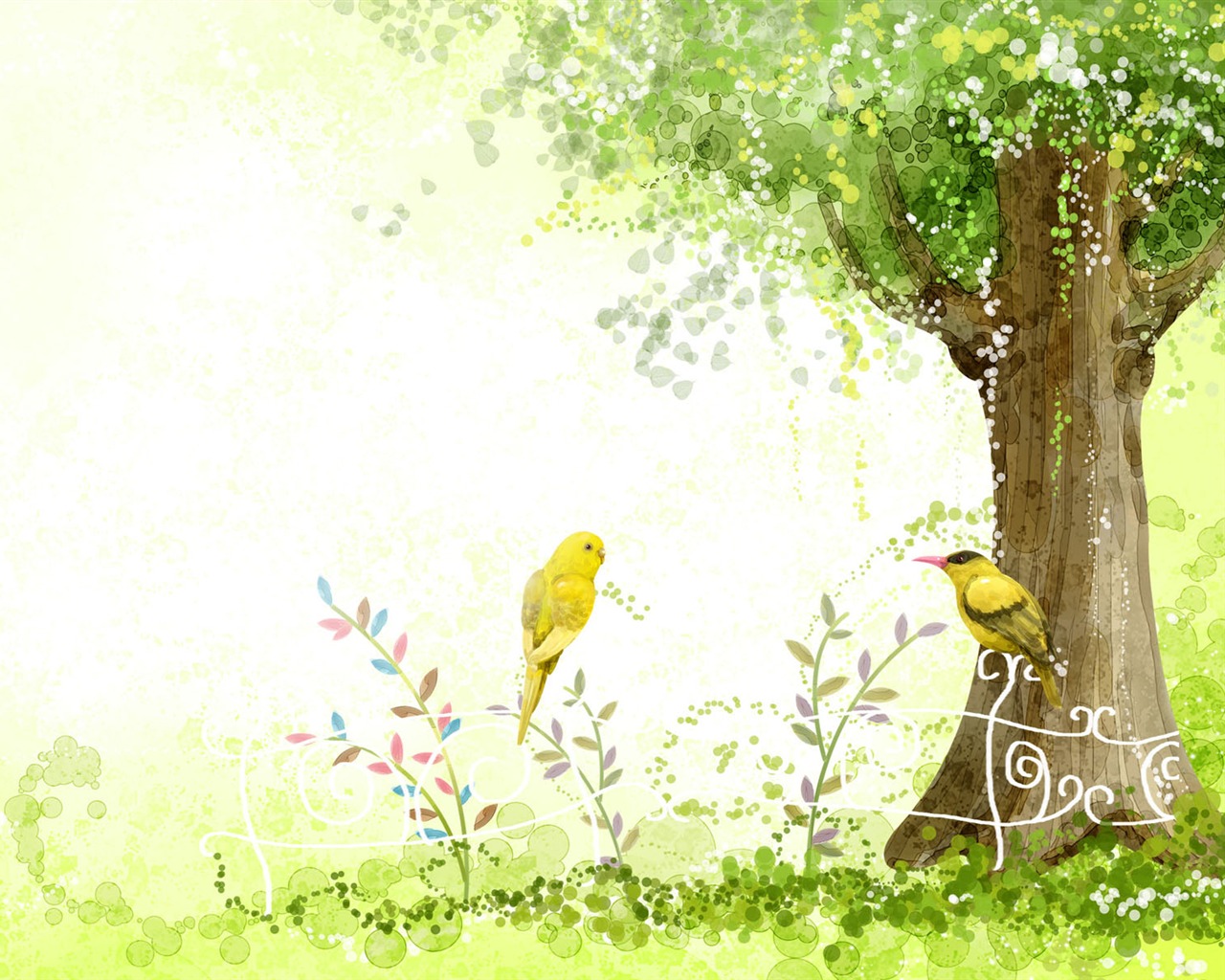 Ručně malované-Fantasy Tapety na plochu (5) #7 - 1280x1024