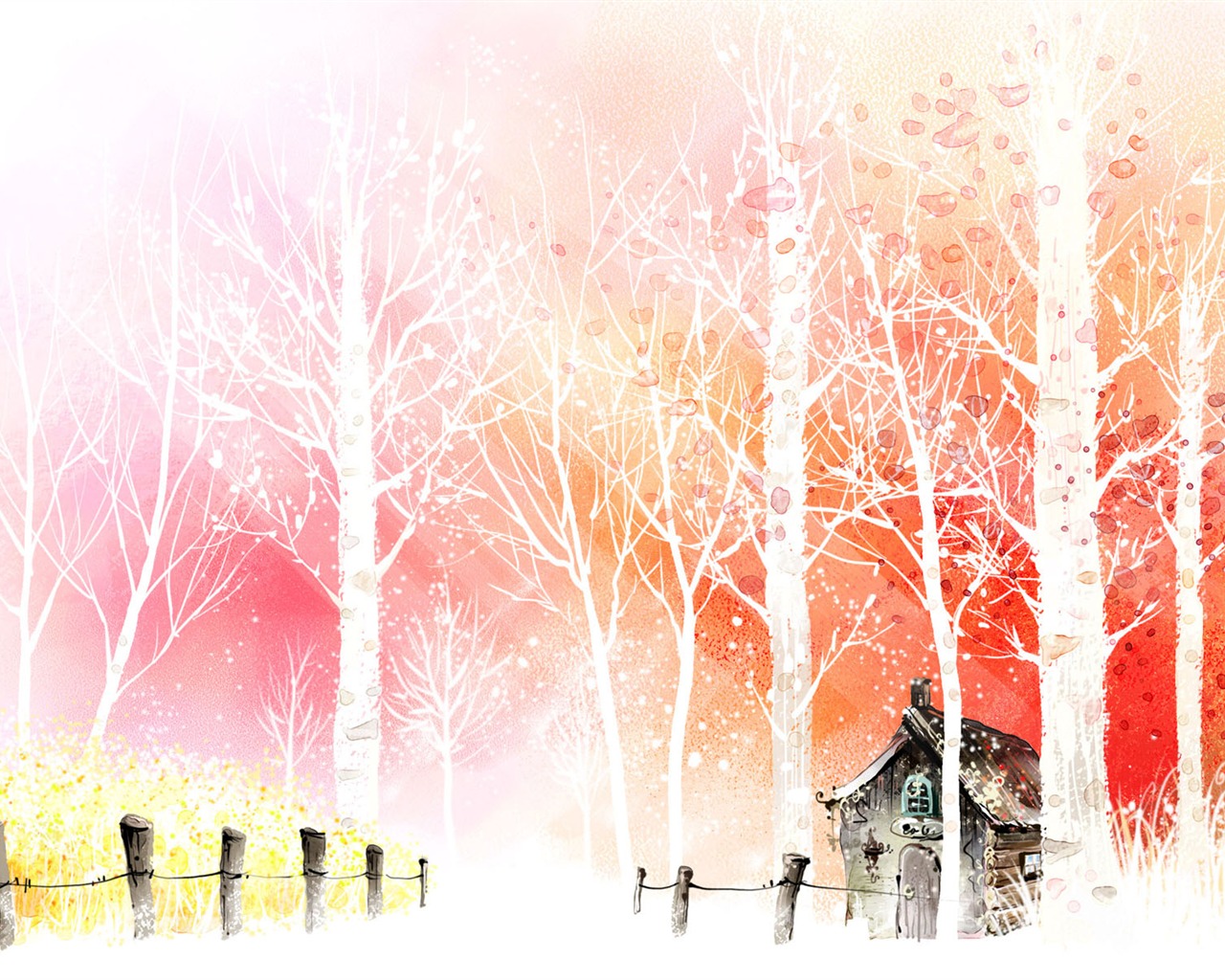 Hand-painted Fantasy Wallpapers (5) #13 - 1280x1024